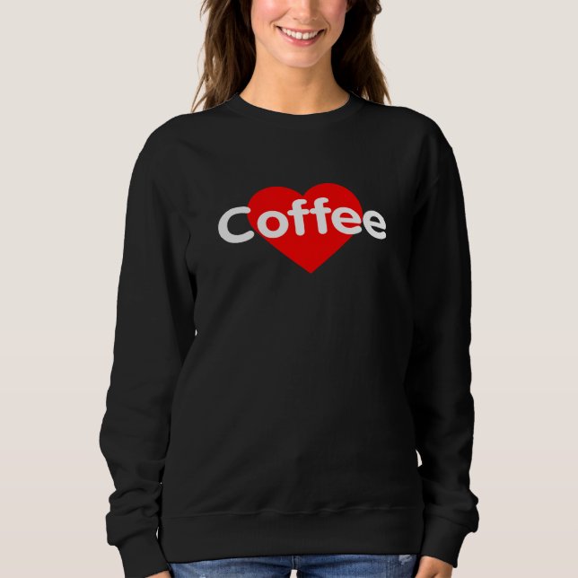 I Kärlek-kaffe T Shirt (Framsida)