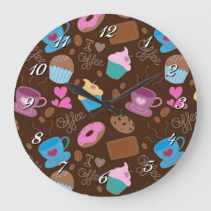I Kärlek Kaffesmedjor och treatväggslås Stor Klocka