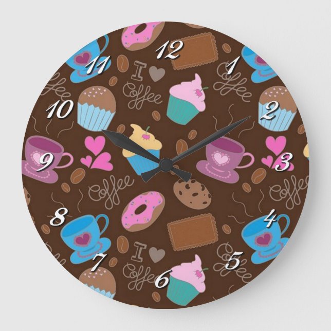 I Kärlek Kaffesmedjor och treatväggslås Stor Klocka (Framsida)