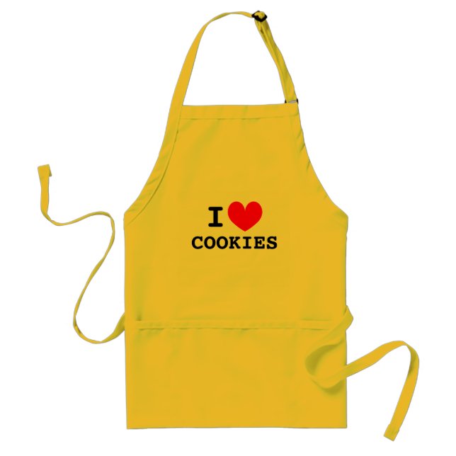 I kärlek-kakor | Cute aprons for bakentusiast Förkläde (Framsidan)