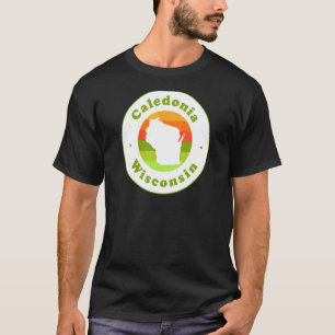 I Kärlek Kaledonien Wisconsin Wi Vacation Souvenir T Shirt