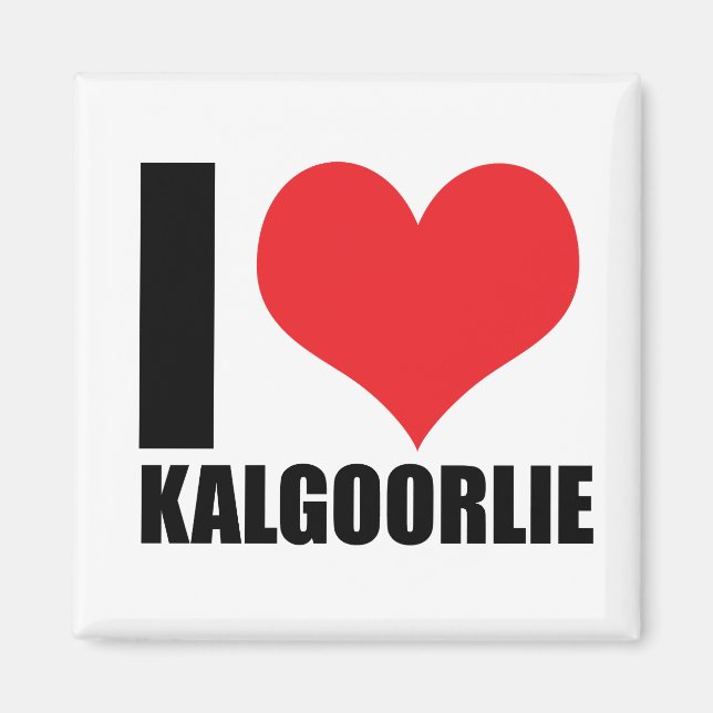 I kärlek Kalgoorlie Magnet (Framsidan)