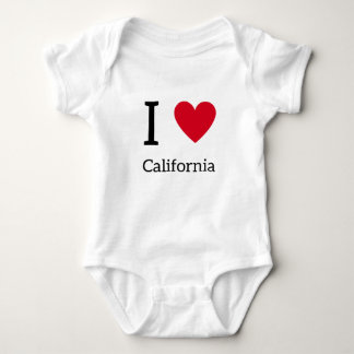 I Kärlek Kalifornien Baby Bodykostydräkt Baby Gift T Shirt