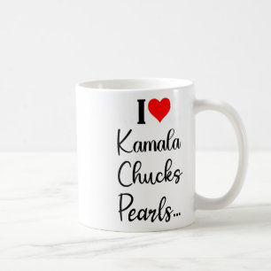 I Kärlek Kamala Cute Shoes for President Val 20 Kaffemugg