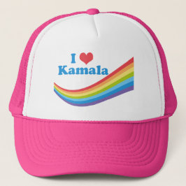 I Kärlek Kamala Cute Valection Rainbow Keps