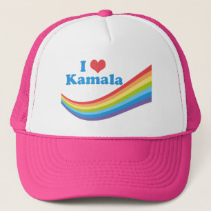 I Kärlek Kamala Cute Valection Rainbow Keps