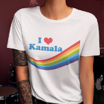I Kärlek Kamala Cute Valection Rainbow T Shirt<br><div class="desc">En vacker Kamala Harris-regnbågsskjorta för 2024 års val som lyder i Kärlek Kamala. Rent och färdigt stöd till vår vice president.</div>