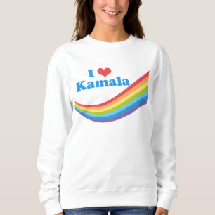 I Kärlek Kamala Cute Valection Rainbow Women's T Shirt