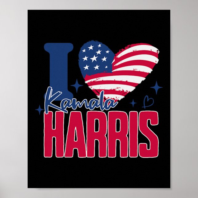I Kärlek Kamala Harris Poster (Framsidan)