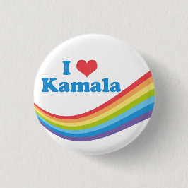 I Kärlek Kamala Rainbow Knapp