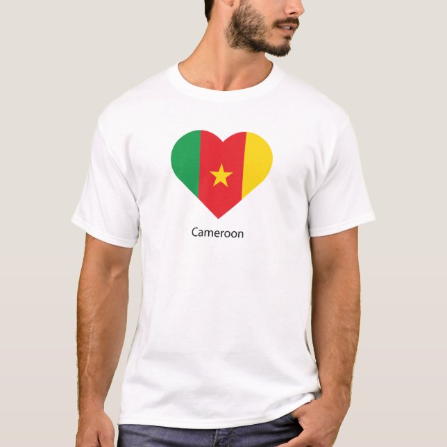 I Kärlek Kamerun T Shirt (Framsida)