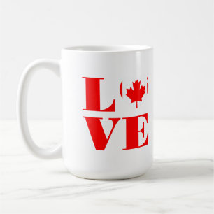 I kärlek Kanada Kaffemugg