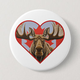 I Kärlek Kanada - Proud Canadian Moose and Maple L Knapp