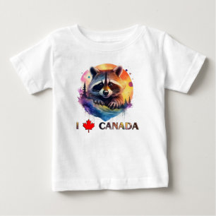 I kärlek Kanada, rackoon, T Shirt