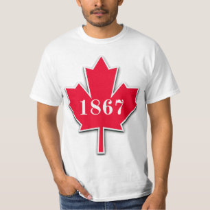 I KÄRLEK Kanada - Red Maple Löv - Est 1867 T Shirt