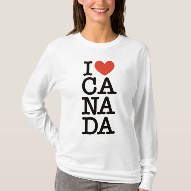 I Kärlek Kanada Tröja (Framsida)