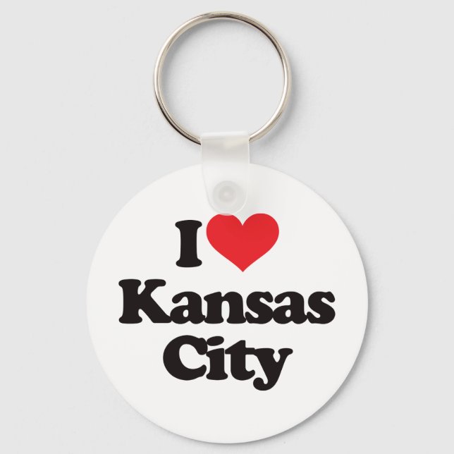I Kärlek Kansas City Nyckelring (Framsida)