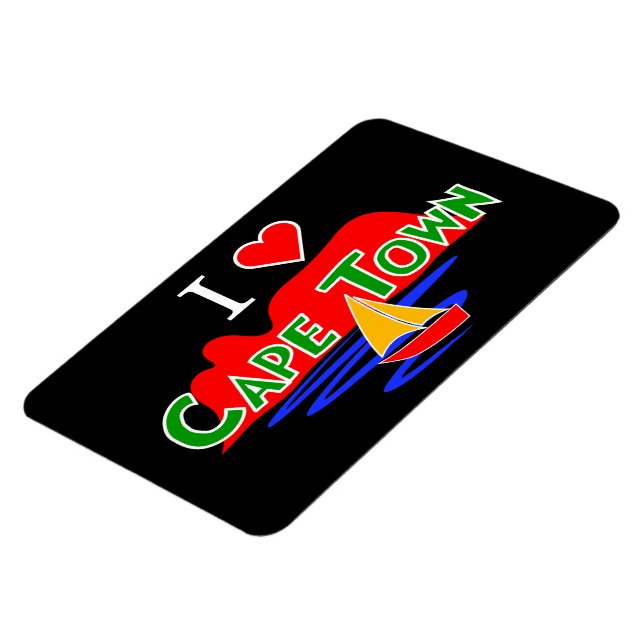 I Kärlek Kapstaden Bord berget Large Flexi Magnet (Vänstra Sidan)