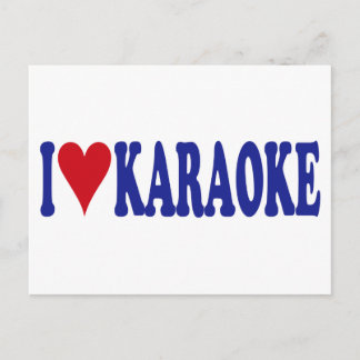 I Kärlek Karaoke Vykort