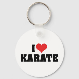 I Kärlek Karate Keychain Nyckelring