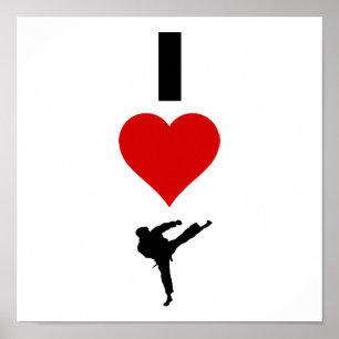 I Kärlek Karate (Lodrät) Poster