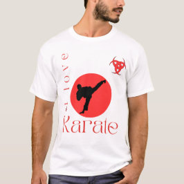 I Kärlek Karate Martial Arts T-Shirt