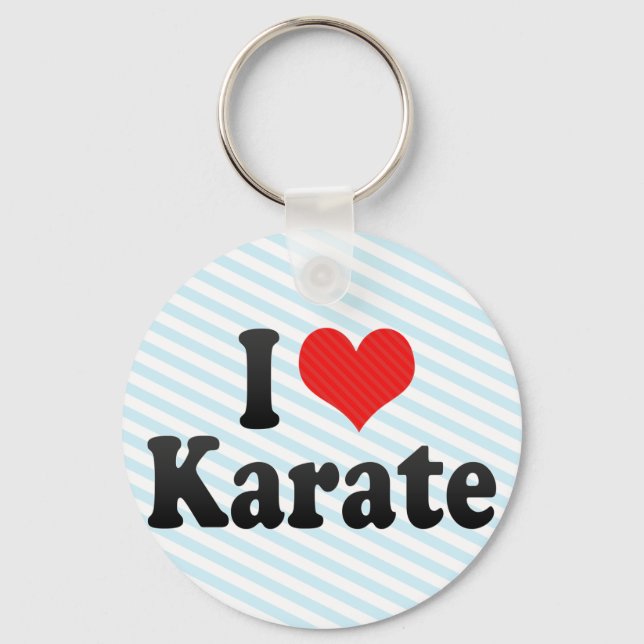 I Kärlek Karate Nyckelring (Framsida)