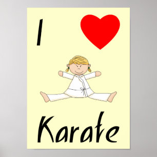 I Kärlek Karate Poster