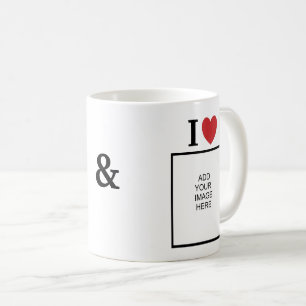 I Kärlek Kärlek Me Lägg till bild Image Personl Kaffemugg