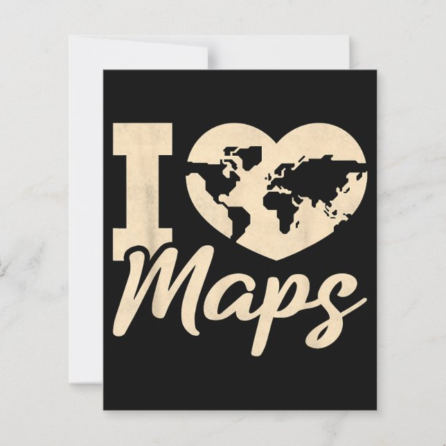 I Kärlek Kartor, geografi (Framsida)