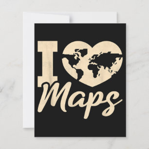 I Kärlek Kartor, geografi