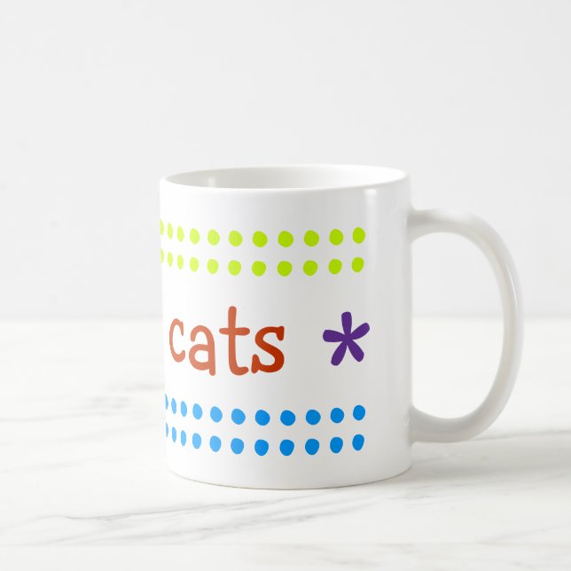 I kärlek katter kaffemugg (Höger)