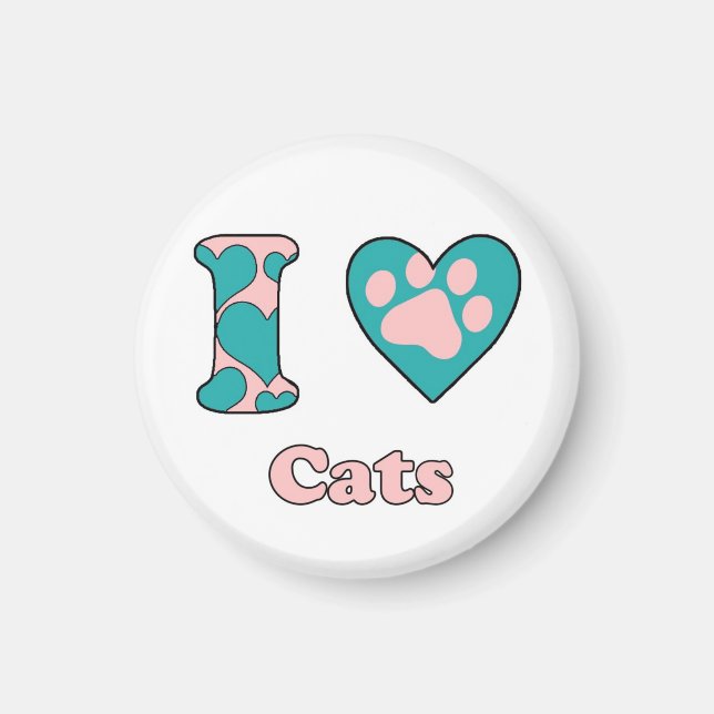 I kärlek katter magnet (Framsidan)