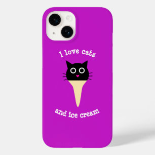 I kärlek-katter och glass Fodral-Mate iphone case