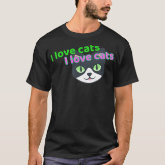 I kärlek katter t shirt
