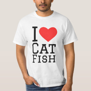 I kärlek kattfisk t shirt