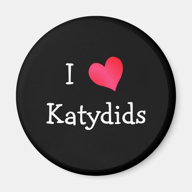 I Kärlek Katydids Magnet (Framsidan)