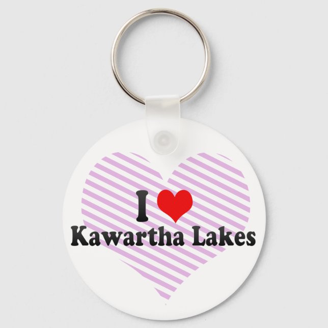 I Kärlek Kawartha Sjöar, Kanada Nyckelring (Framsida)