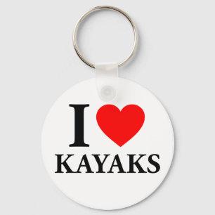 I Kärlek Kayaks Nyckelring
