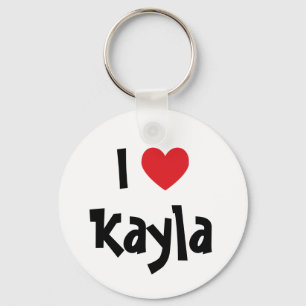 I Kärlek Kayla Keychain Nyckelring