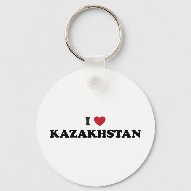 I kärlek Kazakstan Nyckelring (Framsida)