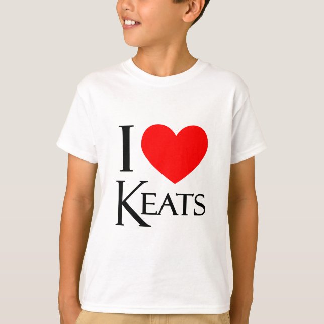 I Kärlek Keats Tröja (Framsida)
