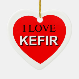 I Kärlek Kefir Julgransprydnad Keramik