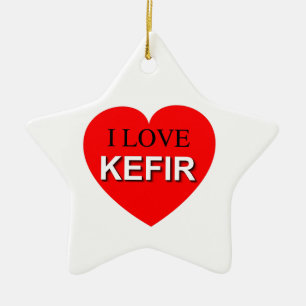 I Kärlek Kefir Julgransprydnad Keramik