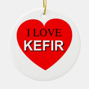 I Kärlek Kefir Julgransprydnad Keramik