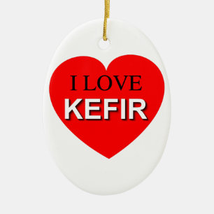 I Kärlek Kefir Julgransprydnad Keramik