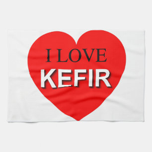 I Kärlek Kefir Kökshandduk