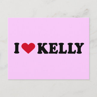 I KÄRLEK KELLY VYKORT