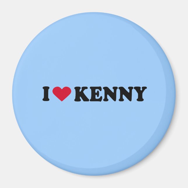 I KÄRLEK KENNY MAGNET (Framsidan)