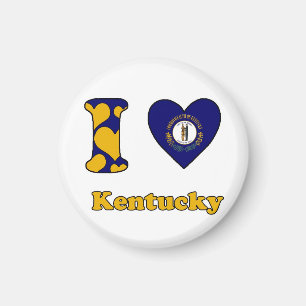 I kärlek Kentucky Magnet